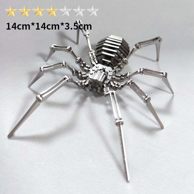 Steel Warcraft Spider King Plus Metal Assembled Model Three-Dimensional Puzzle Mechanical Insect Children'S Handmade Creative Toys - Image 1